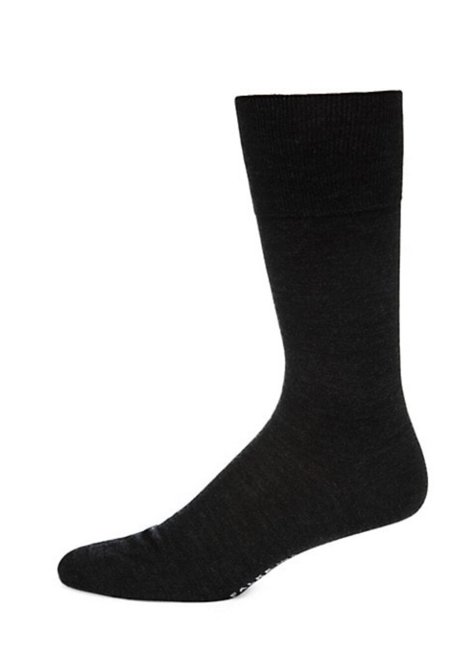 NWT Falke No. 6 Finest Black Merino Wool & Silk Socks 45EU-46/US11-12/10-11UK